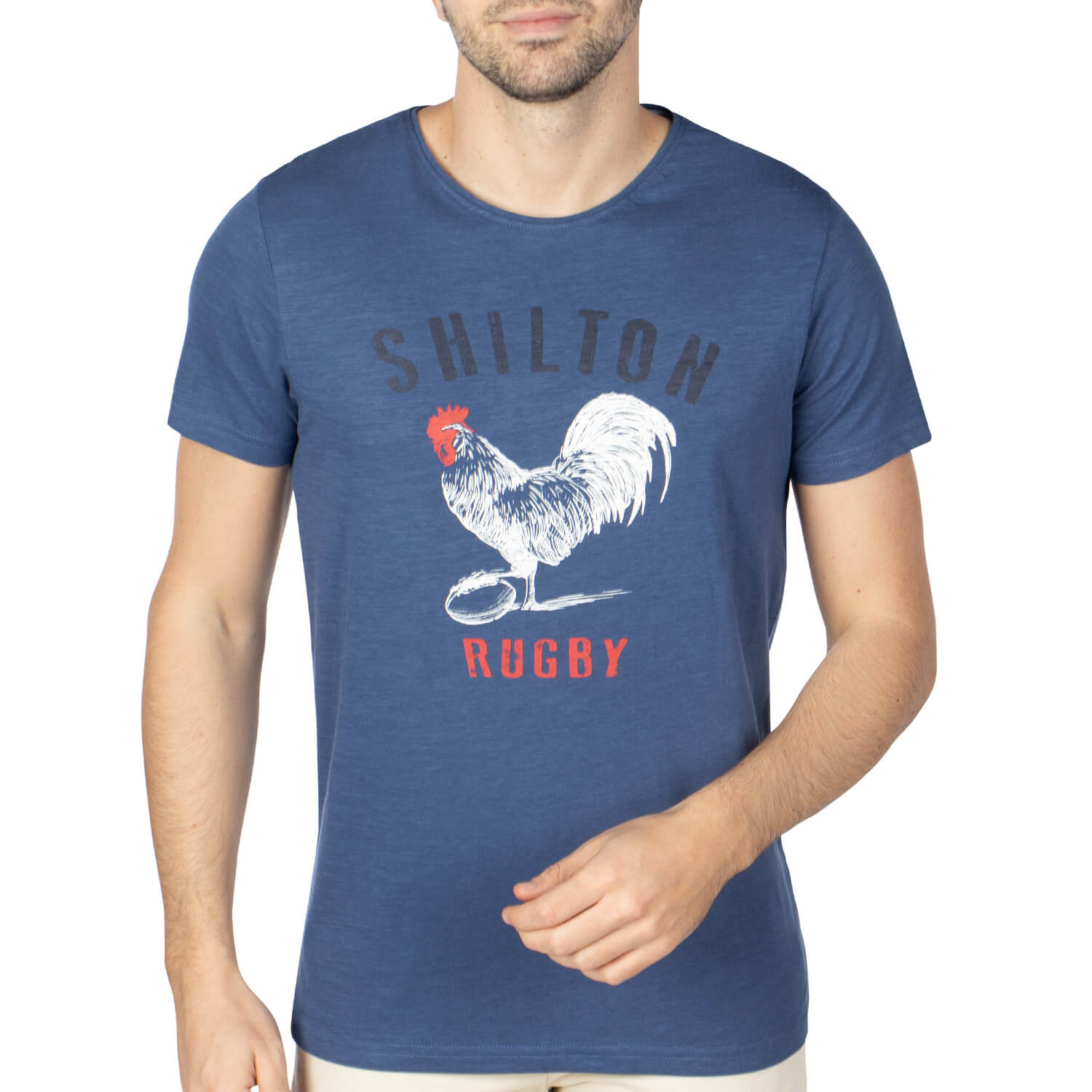 T-shirt rugby slub